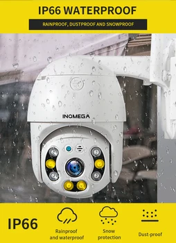 INQMEGA 1080P PTZ Auto Stebėjimo Lauko Dome Kamera Debesis Saugojimo Belaidžio ryšio Fotoaparatą IP66 atsparus Vandeniui Naktinio Matymo Spalvotas
