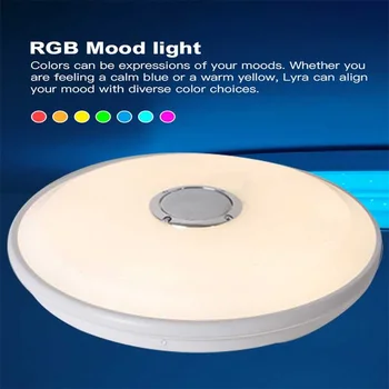 36W/60W Šiuolaikinės RGB LED grupė Lempa LED Lubų Šviesos APP 