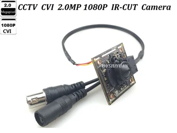 CCVT HD-CVI 1080P 2.0 MP Pinhole 3.7 mm objektyvas IR-Cut CCTV Saugumo Mini HD CVI Fotoaparatas