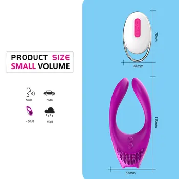 Belaidis Nuotolinio Valdymo Vibratorius, Sekso Žaislas, skirtas Pora Vibruojantis Kiaušinis Varpos Masažas G Spot Clit Įrašą Stimuliatorius Suaugusiųjų Sekso Produktas