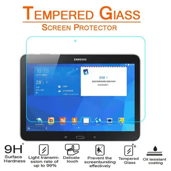 9H Sprogimų Grūdinto Grūdintas Stiklas, Skirtus Samsung Galaxy Tab, 4 T530 T531 T535 SM-T530 10.1 colių Ekraną Apsaugoti Dangtis